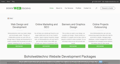 Desktop Screenshot of boholwebtechno.com